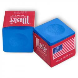 Бильярдный мел Master, 1 шт (светло-синий)