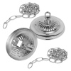 Бильярдный светильник Престиж 6 плафонов (серебристый, серебристая штанга)