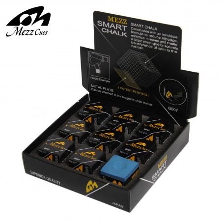 Мел Mezz Smart (синий) 9 шт