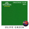 Бильярдное сукно для снукера Milliken Strachan 6811 Original Club, 196 см (оливковый зеленый)