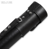 Тубус QK-S Musketeer 1x1 с отделением для удлинителя (матовый черный)