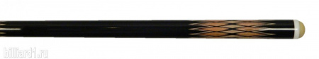 Бильярдный кий для русского бильярда мастера Попова Нембус (граб, черный граб), двухсоставной