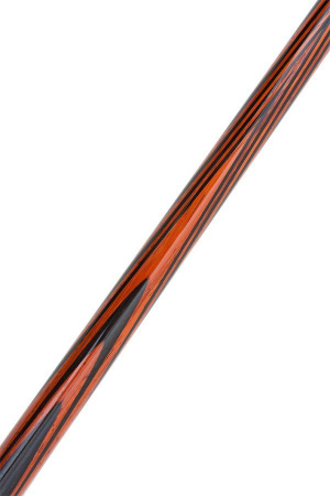 Кий для русского бильярда мастера Арисова Эйр, двухсоставной (падук, эбен), 16 длинных тонких запилов
